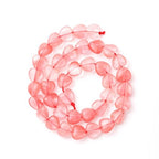 10mm Natural Watermelon Red Stone Beads Heart Shape DIY Loose Gemstone Energy Healing Crystal Charms for Jewelry Making Handmade - color: Watermelon Red