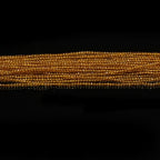 10 Strands Spinel Beads Artificial Faceted Small Round Loose Beads 3mm 15 inch for Jewelry Making Charms Necklace Bracelet - color: Yellow