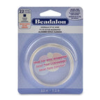 Beadalon German Style Wrapping Wire, Square, Silver Plated, 22 Gauge, 3.5 m / 11.5 ft - color: Silver Plated, size: 22 gauge/.025 In-3. 5 m/11.5 ft