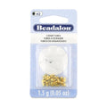 Beadalon Crimp Tubes, Size #2, Gold Color, 1.5 g, Approx. 46 pc - color: Gold, size: Size #2, 46 pc