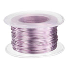 HARFINGTON 20 Gauge Aluminum Craft Wire 0.8mm 98.5ft Flexible Bendable Anodized Metal Jewelry Sculpting Wire for Jewelry Making Modelling Craft DIY, Light Pink - color: Light Pink, size: 30M x 0.8mm