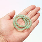 HARFINGTON 50pcs Natural Stone Beads 6mm Green Aventurine Round Gemstone Stone Loose Beading Real Genuine Smooth Balls Bead for Jewelry Making Bracelets Necklace Earrings DIY - color: Green Aventurine, size: 6mm