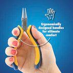Beadalon Ergo Chain Nose Pliers – Needle Nose Pliers for Jewelry Making, 5.25 in - style: Chain Nose Pliers