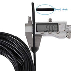 Fashewelry 32.8 Feet 5mm Black Aluminum Wire Bendable Metal Craft Wire for Beading Sculpting Jewelry Making - color: Round-Black, size: 5mm