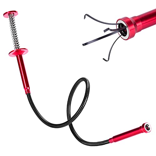 Bendable Flexible Magnetic Pickup Tool, 24'' Four Claw Grabber Tool, Accurate Pick Up In Narrow Space for Engine Bay/Home Sink/Drain/Earring/Keys/Metal Objects (Magnetic orientation) - size: Magnetic Directional Bend Pickup Tool