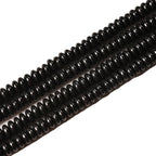 2x4mm 150pcs Natural Black Onyx Rondelle Stone Beads Semi-Precious Disk Loose Gemstones Bead for DIY Jewelry Making - color: Black Onyx