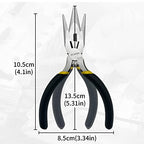 BOOSDEN 5" Needle Nose Pliers, Mini, Jewelry Making, Electronics Repair - size: 5" (1 Pack)