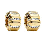Clip Stopper Spacer Charms for Bracelets Necklaces, Compatible with Pandora,Jewery Mking DIY - style: Line Stopper 14K Gold Plated