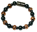 Copper and Magnetic Hematite Bracelet - size: 6.5 Inches