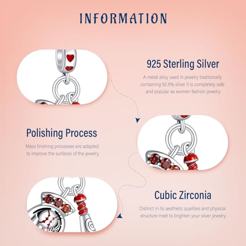 S925 Bead Dangle Charms for Bracelets Necklaces, Compatible with Pandora, Jewelry Making - style: Baseball Charm