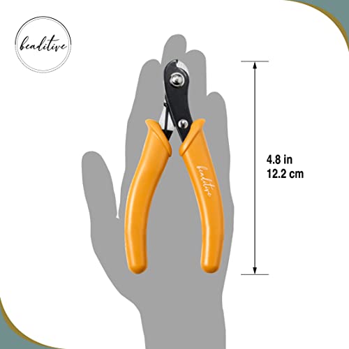 Beaditive Memory Wire Cutter | Jewelry Making, Beading, Crafting | High-Carbon Steel | 5-Inch (Honeycomb) - color: Honeycomb