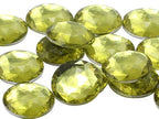25mm Yellow Jonquil - Yellow H115 Flat Back Round Acrylic Rhinestones Plastic Circle Gems for Costume Making Cosplay Jewels Pro Grade Embelishments - 20 Pieces (Jonquil - Yellow) - color: Jonquil - Yellow