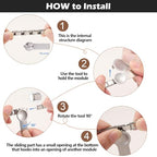 Italian Charms Bracelet Sets with 1Pcs Starter Brascelet 9Pcs Charms 9mm Italian Modular Charm Bracelet DIY Module Jewelry Gifts - color: B-Starter Bracelet Set-20Pcs