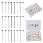 200pcs 30mm 925 Silver Filled Ball Head Pins DIY Crafts Beads Charms Earring Bracelet Jewelry Making Accessories Supplies - color: Silver Ball Pins, size: 30mm