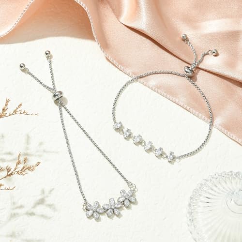 DanLingJewelry 10pcs 304 Stainless Steel Adjustable Slider Bracelet Slider Extender Chains Friendship Bracelets for Jewelry Making DIY 8 Inches(215mm) P - color: StyleⅪ-10 pcs-Platinum