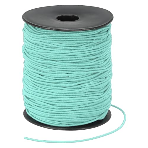 PATIKIL Stretchy String for Bracelets 109 Yards / 100m, 1.5mm Elastic Cord for Jewelry Making, Necklaces, Beading and Crafts DIY, Grass Green - color: Grass Green