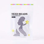 Craftdady 15/0 Metallic Black Round Glass Seed Beads 1.8-2mm Iris Round Tiny Ball Loose Pony Spacer Beads About 8500Pcs for Jewelry Making Hole: 0.5mm - color: Metallic Black, 1.8-2mm
