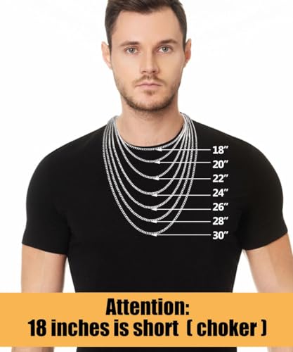 Fiusem Easter Basket Stuffers Cross Necklace for Men and Women, 14K Gold Plated Mens Cross Necklaces with 3.5mm Cuban Chain, Stainless Steel Pendant Chain 16-24 Inches - size: 22 Inches, style: Small gold cross:1.2"*0.75"