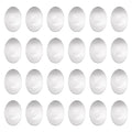 Craftdady 100Pcs Transparent Glass Cabochons 30x20mm Oval Clear Glass Flat Back Dome Tile Cabochons Covers for Photo Pendant Jewelry Making - color: Transparent Clear, size: 30x20mm Oval