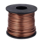 Aluminum Craft Wire, 95 Feet 2.0mm/ 14 Gauge Brown Bendable Soft Metal Aluminum Wire Roll Bulk for DIY Crafts Sculpting Jewelry Making - color: Brown, size: 14 Gauge