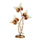 Gold Butterfly Jewelry Organizer Stand Display Earring Organizer Necklace Holder Stand Rack Jewelry Tower Metal Jewelry Stand Wedding Earring, Necklace Ring Jewelry Tree Home Decoration Gift for Woman - style: Butterfly