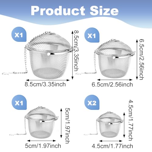 5 Pcs Ultrasonic Cleaner Baskets Stainless Steel Baskets Cleaning, Ideal Small Parts Jewelry Cleaning Watch Cleaning Basket Small Metal Mesh Basketfor Cleaning Jewelry and Small Parts - size: 3.4 Inch