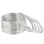 800 Loops Silver Memory Wire 22 Gauge Jewelry Wire Beading Wire for Jewelry Making, Rings, Necklace, Bracelet, DIY Crafting Wires