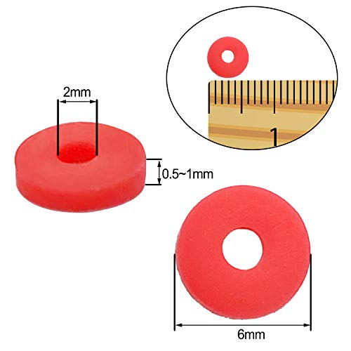 COIRIS 3400Pcs Speckled Heishi Beads Environmental Handmade Polymer 6mm Clay Spacer Beads for Surfer Chocker Necklace Bracelet Earrings Jewelry Making(RT-B05Mix) - color: B05, size: 6mm