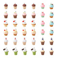 Craftdady Resin Plastic Miniature Food Snack Pendants Charms Ice Drink Juice Pendants Cute Bottle Fruit Keychain Charms Hang Ornament for DIY Craft Earring Bracelet Necklace Jewelry Making - color: Mixed Color Cupcake