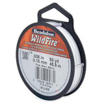 Beadalon Wildfire Ultra - Beading Thread, Beading Supplies for Crafters, Jewelry Makers, Beaders. Braided Fishing Line - size: 0.006 in / 50 Yd, style: Frost