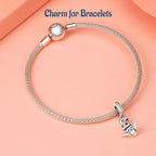 S925 Bead Dangle Charms for Bracelets Necklaces, Compatible with Pandora - style: Bunny Charm