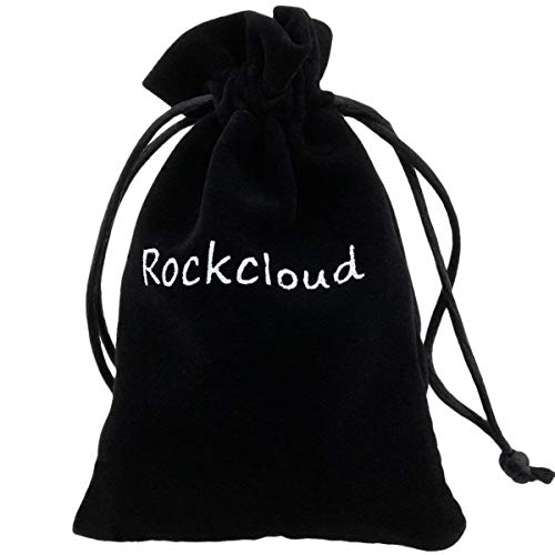 rockcloud Natural Rock Crystal Points Titanium Coated Clear Quartz Sticks Spikes Top Drilled 15 inch Strand - color: #22-Natural Clear Quartz(Small)