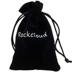 rockcloud Natural Rock Crystal Points Titanium Coated Clear Quartz Sticks Spikes Top Drilled 15 inch Strand - color: #22-Natural Clear Quartz(Small)