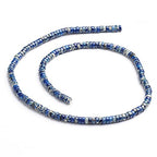 Craftdady 126Pcs Heishi Coin Natural Imperial Jasper Gemstone Beads Flat Round Disc Energy Healing Stone Loose Beads 6mm for Jewelry Bracelet Necklace Earring, Blue - color: Blue Imperial Jasper, size: 6mm