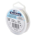 Beadalon 49 Strand Bead Stringing Wire, .018 in / 0.46 mm, Silver Color, 30 ft / 9.2 m - color: Silver Color, style: .018 in / 0.46 mm, 30 ft / 9.2 m