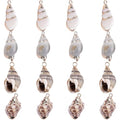SUNNYCLUE 1 Box 16Pcs Oval Ocean Beach Spiral Seashells Craft Charms Connectors Pendant Conch Shells Charms with Plated Golden Loop Bail for Jewelry Bracelet Necklace Making Craft Supplies - color: 1 Box 16pcs Shell Charms