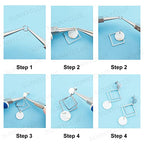 SUNNYCLUE 1 Box DIY 10 Pairs Flat Round Seashell Charm Pendant Shell Charms Earrings Making Kit Natural Seashell Mother of Pearl Charms Jewelry Making Supplies Summer Adult Women Starters Instruction - color: Diy 10 Pairs Flat Round Seashell Charm Earring