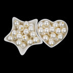 FM FM42 500g/290pcs 16mm Pearls with 6mm Big Hole Ivory Simulated Pearl Beads for Crafts - color: 16mm Pearls with 6mm Hole, 500g/290pcs