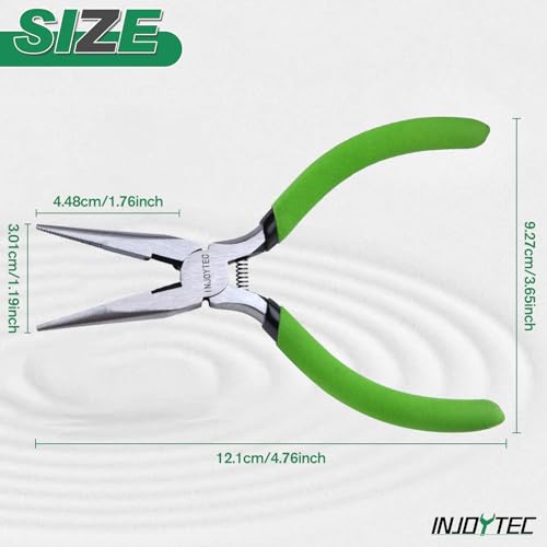 5 Inches Chain Nose Pliers Long Nose Pliers Side Cutting Pliers For Jewellery Making Wire Cutting Clamping For Electrical Repairs Jewellery Making Diy Crafts Model Making - style: Chain Nose Pliers