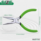 5 Inches Chain Nose Pliers Long Nose Pliers Side Cutting Pliers For Jewellery Making Wire Cutting Clamping For Electrical Repairs Jewellery Making Diy Crafts Model Making - style: Chain Nose Pliers