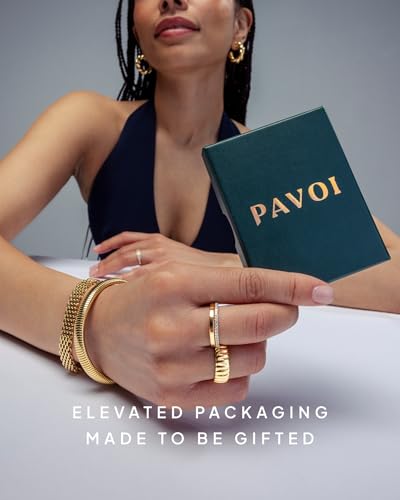 PAVOI 14K Gold Plated Hand Chains for Women - Adjustable Hand Chain Bracelet and Ring - Trendy Gold Handchain Bracelet Stack Summer Jewelry - Beads, Pearl, and Cubic Zirconia Body Jewelry - style: Pearl Station