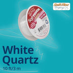 Soft Flex Kink Resistant Beading Wire - Very Fine 0.10 Diameter - Jewelry Making Bead Wire - 10 Ft - style: White