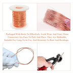 99.95% Bare Copper Wire 20Gauge (0.031") 150ft (46mm) Copper Wire for electroculture Gardening, Bonsai, Jewelry Making Beading Garden Plants,Ground Wire & DIY Craft (20Gauge,150FT)