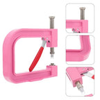 Wakauto Pink Craft Beads & Rivet Setting Machine Tool Kit - 1 Set Fixing Machine for Clothing, Handbags, Accessories, DIY Crafts with Easy Operation