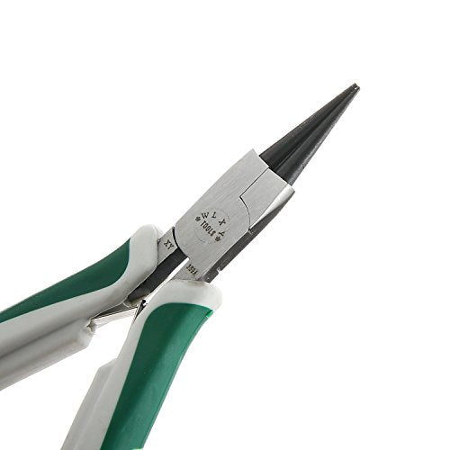 2Pcs Round Nose Pliers Jewelry Fine Round Needle Long Nose Pliers (5-Inch)