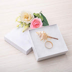 GEFTOL Jewelry Gift Boxes 40 Pack 3.5x3.5x1 Inch Cardboard Jewelry Boxes,Small Gift Boxes for Jewelry Earrings Necklaces Handmade Bangles Bracelets(White) - color: White, size: 3.5x3.5x1 Inch (Pack of 40)