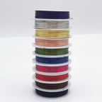 INSPIRELLE 10 Packs Copper Wire 24 Gauge Mixed Colors Craft Jewelry Beading Wire for Beginner Practice 0.5mm - size: 24 Gauge (0.5mm)
