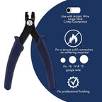 Artistic Wire Crimp Tool for Jewelry Making Supplies - Compress Large Wire Crimp Connectors, Sizes 12, 14, 16 Gauge, Cold Connection - Ideal for Jewelry Makers & Designers