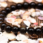 8mm Natural Gemstone Stretch Bracelet, Handmade Unisex Crystal Bracelets for Meditation, Yoga, Spiritual Healing & Positive Energy - color: Golden Obsidian