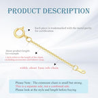 10K Yellow Gold 1"/2"/3" Necklace Extender Chain with Lobster Clasp/Spring Clasp Gold Necklace Extender Bracelet Anklet Extension Chain Necklace Bracelet Extender 10K Gold - size: 3inch, style: style 10
